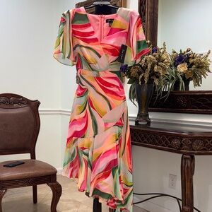 Jessica Howard Multicolor High Low Dress